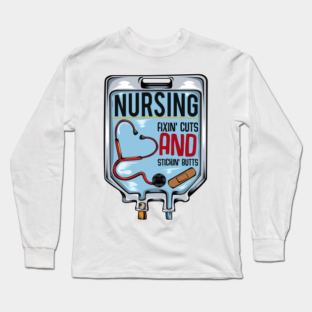 Nurse Long Sleeve T-Shirt by Lumio Gifts